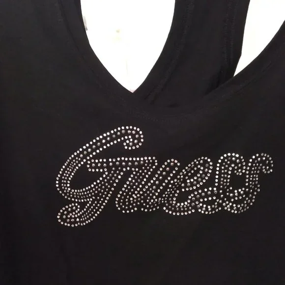 GUESS FITTED LONG SLEEVE TSHIRT - Picture 2 of 4